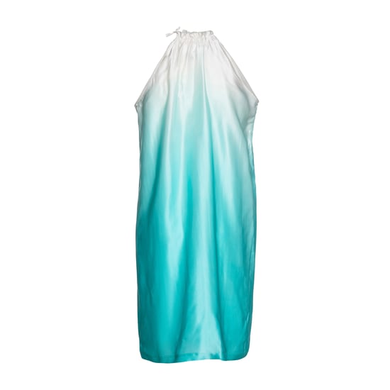 Halter Neck Two-Tone Dress