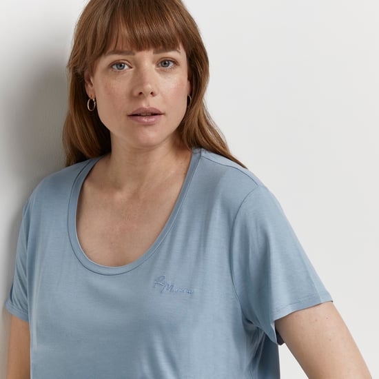 River Island Womens Nursing Maternity T-Shirt Multipack Blue