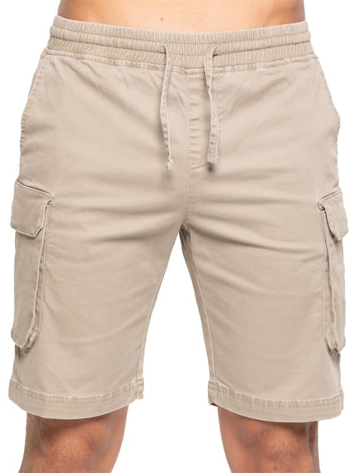 Enzo | Pantalones cortos cargo para hombre - Beige - Image 2