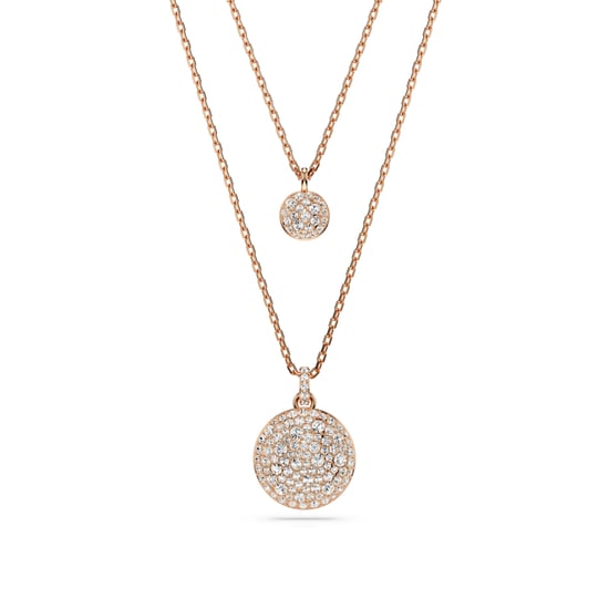Swarovski 'Meteora' Women's Gold Plated Metal Necklace - Rose 5683449 - Image 1