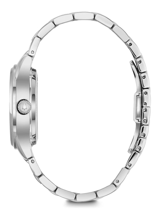 Bulova Automatic Ladies Women's Silver Watch 96P181 - Image 2