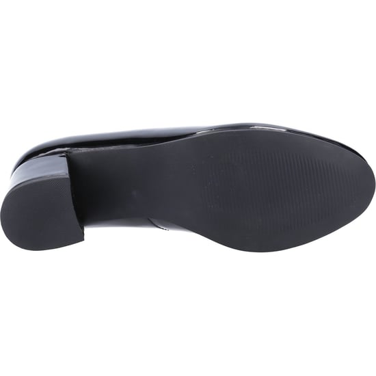 Hush Puppies Womens/Ladies Anna Leather Court Shoes (Black) - Image 3