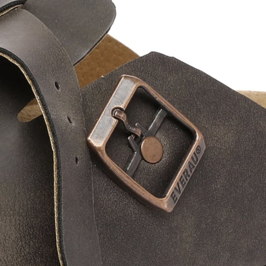 Sandalias EVER AU Men Hardhead Leather Comfort Clog - Piel engrasada marrón - Image 6