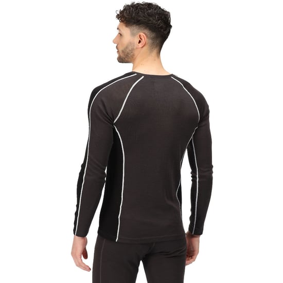 Regatta Mens Beru Supersoft Merino Wool Long Sleeve Baselayer T shirt - Image 2