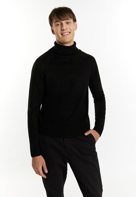 Mo Turtleneck pullover Men black - Image 3
