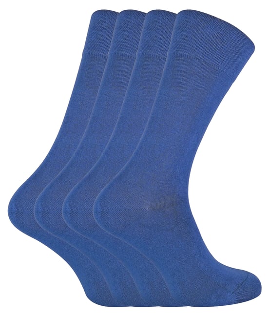 SOCK SNOB - 4 Pairs Bamboo Super Soft Suit Socks for Men & Women - Image 1