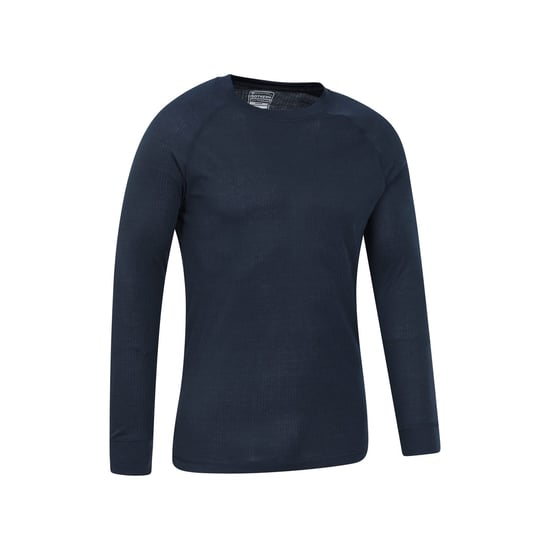 Mountain Warehouse Mens Talus Round Neck Long-Sleeved Thermal Top (Blue) - Image 3