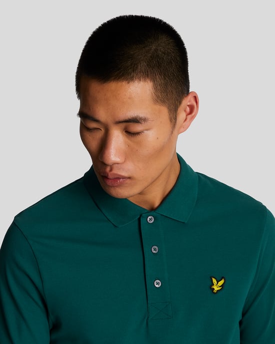 Lyle & Scott Polo liso verde malaquita - Image 4