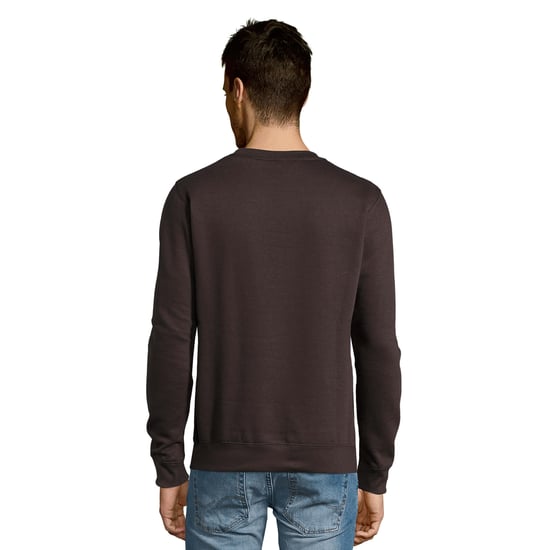 SOLS Unisex Adult New Supreme Sweatshirt (Deep Charcoal Grey Solid) - Image 2