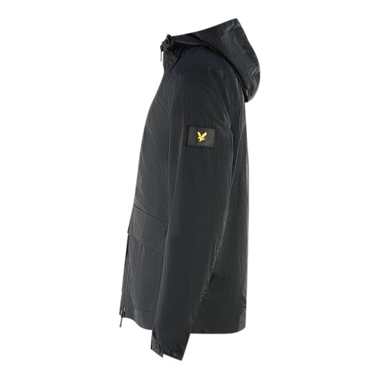 Chaqueta negra lisa con capucha de Lyle & Scott - Image 3