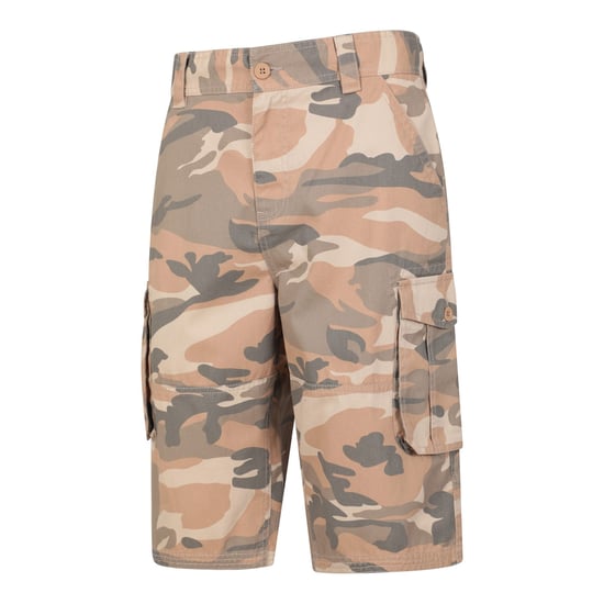 Mountain Warehouse Mens Camo Cargo Shorts (Brown) - Image 4