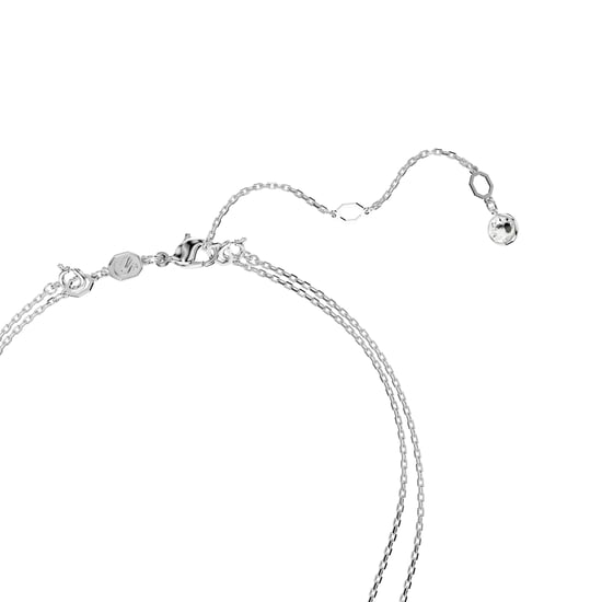 Swarovski 'Meteora' Women's Base Metal Necklace - Silver 5684244 - Image 5