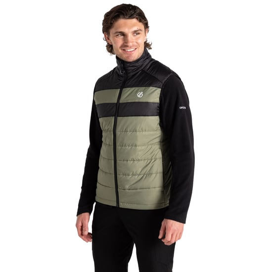Dare 2B Mens Touring II Colour Block Gilet (Olivine Green/Black) - Image 4