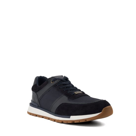 Dune Mens TITLES Lace-Up Runner Trainers Titles - Image 1