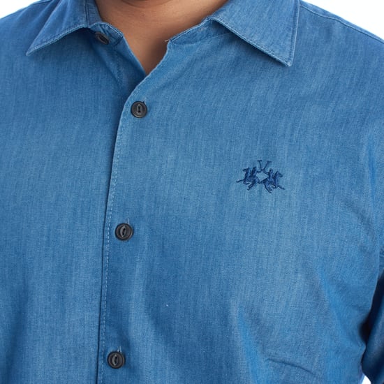 Men's Regular Fit Denim Shirt UMC005-DM094