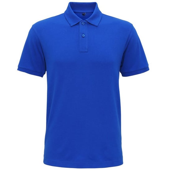 Asquith & Fox Mens Super Smooth Knit Polo Shirt (Bright Royal) - Image 1