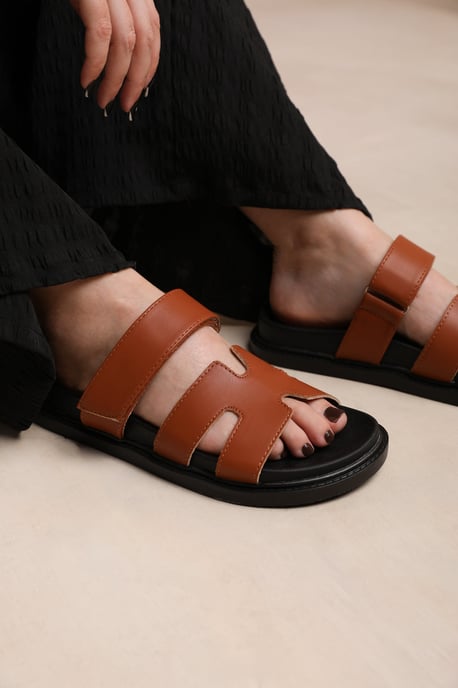 Wheres That From Womens 'Adagio' Strappy Sandals Faux Leather