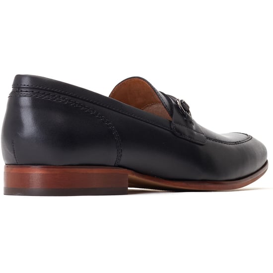 Base London Russo Leather Men's Black Loafers - Image 2