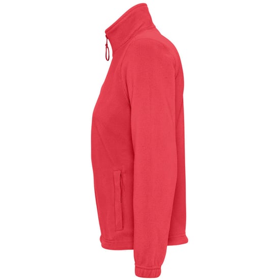 SOLS Womens/Ladies North Full Zip Fleece Jacket (Red) - Image 3