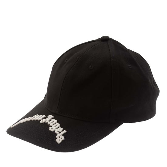 Accessories Palm Angels Curved Logo Cap in Black-White