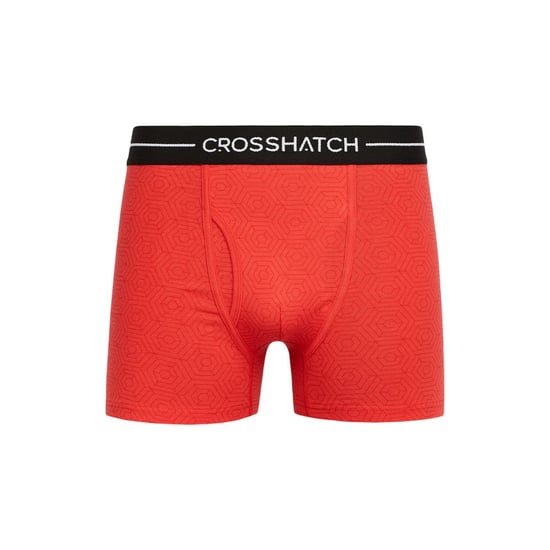 Crosshatch Mens Hexter Boxer Shorts (Pack Of 2) (Red) - Image 4