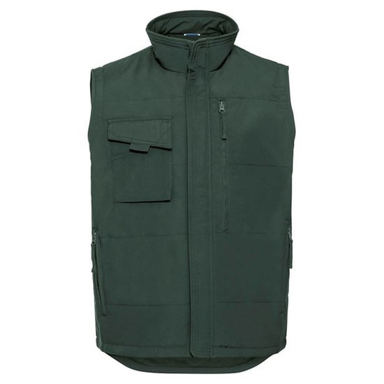 Russell Mens Heavy Duty Gilet (Bottle Green) - Image 1