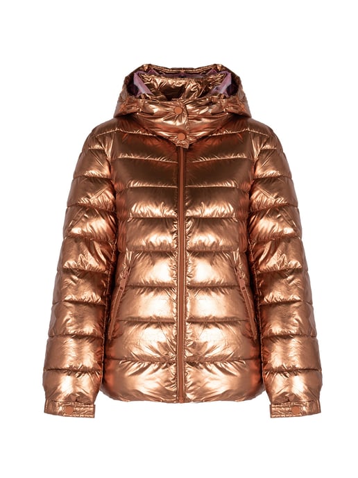 Guess Chaqueta Chaqueta de bombardero de mujer oro - Image 1