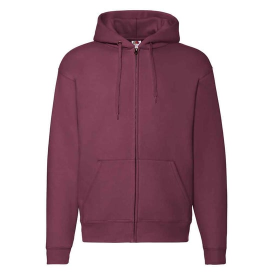 Fruit of the Loom Unisex Adult Premium Full Zip Hoodie (Burgundy) - Image 1