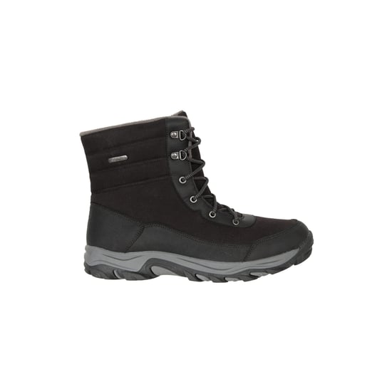 Mountain Warehouse Mens Ohio Fleece Lined Snow Boots (Jet Black) - Image 1