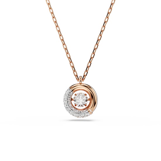 Swarovski 'Dextera' Women's Gold Plated Metal Necklace - Rose 5692257 - Image 1