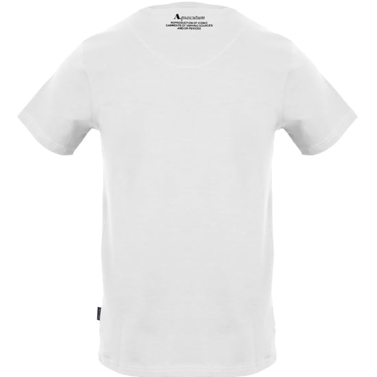 Aquascutum camiseta blanca con logo Aldis y escudo grande - Image 2
