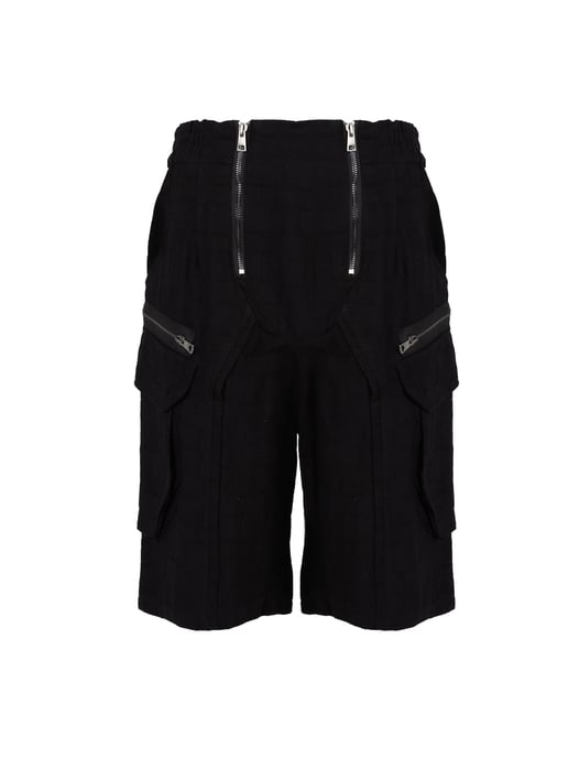 La Haine Inside Us Bermudas del hombre negro - Image 1