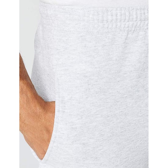 Fruit Of The Loom Mens Lightweight Casual Fleece Shorts (240 GSM) (Heather Grey)