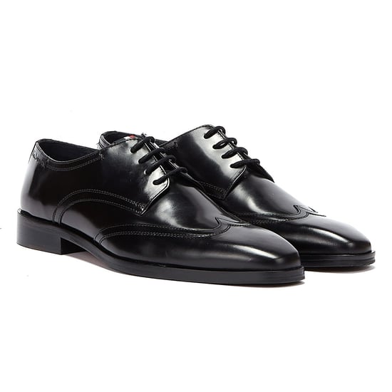 Ben Sherman Kingston Derby Mens Black Shoes - Image 1