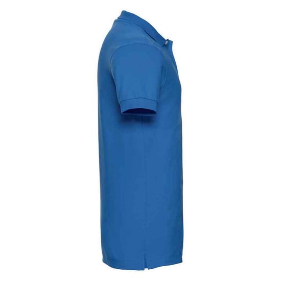 Russell Mens Stretch Polo Shirt (Azure Blue) - Image 3