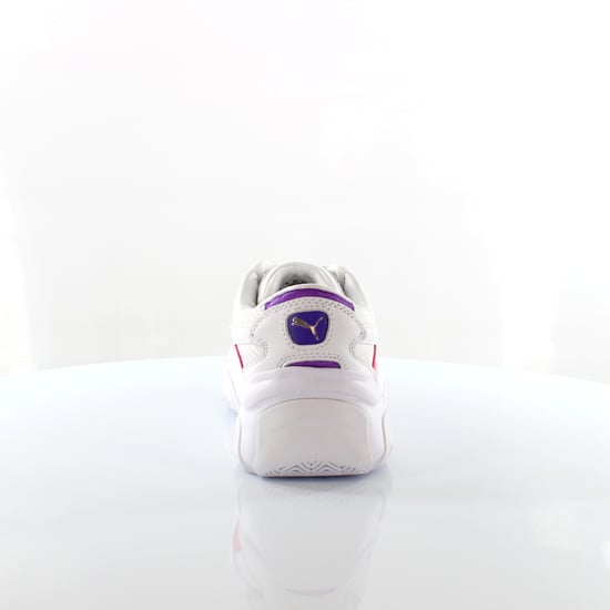 Puma Storm.Y White/Purple Trainers - Womens