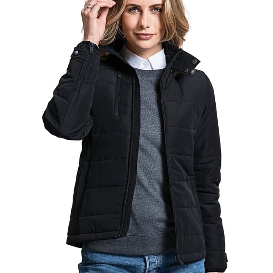 Russell Womens/Ladies Cross Padded Jacket (Black) - Image 4
