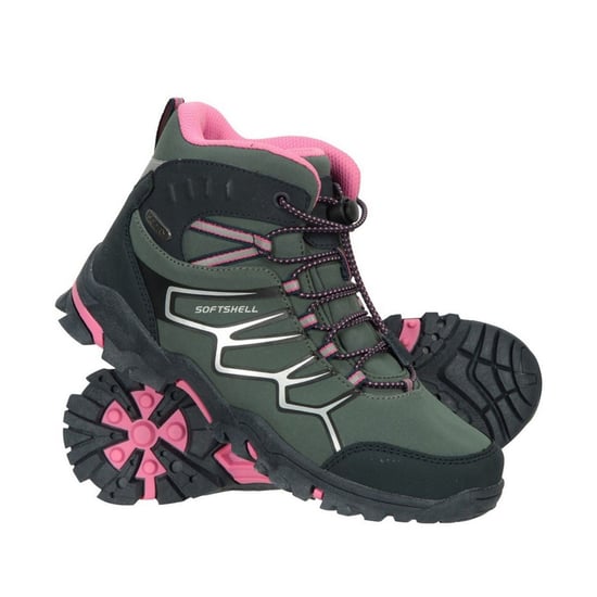 Mountain Warehouse Childrens/Kids Softshell Waterproof Walking Boots (Dark Khaki)