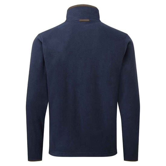 Premier Mens Artisan Fleece Jacket (Navy/Brown) - Image 2