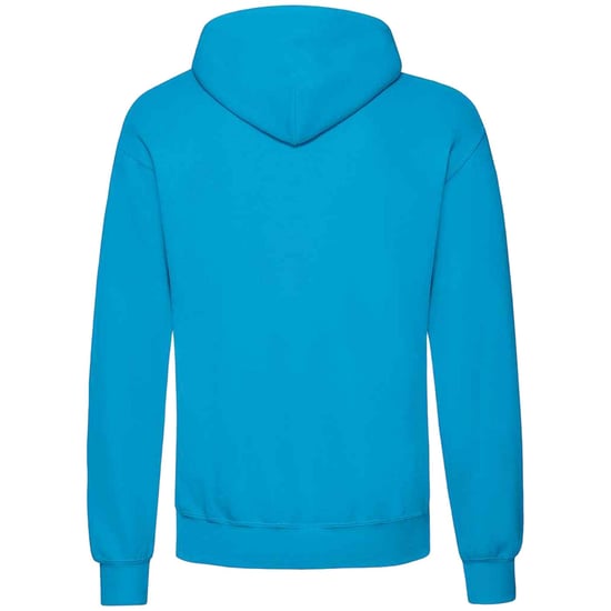 Fruit Of The Loom Unisex Adults Classic Hooded Sweatshirt (Azure Blue) - Image 2