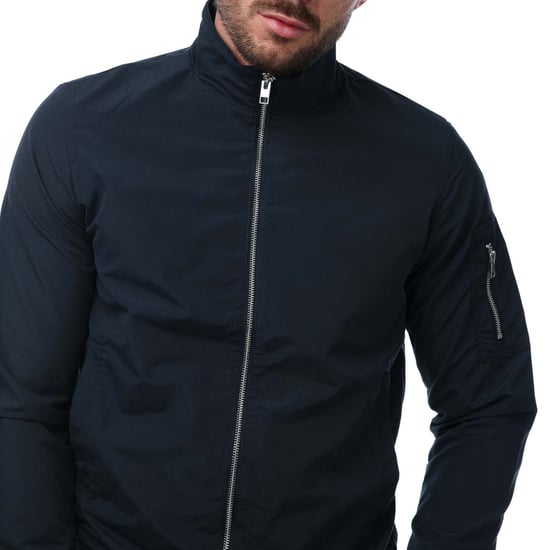 Chaqueta Harrington Mash de Jack and Jones para hombre en marino - Image 3