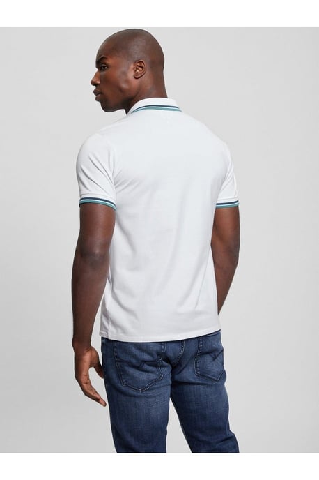 Polo Piqué Deportivo Blanco - Image 4