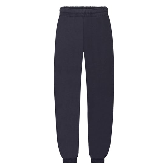 Fruit of the Loom Childrens/Kids Elasticated Hem Jogging Bottoms (Deep Navy) - Image 1