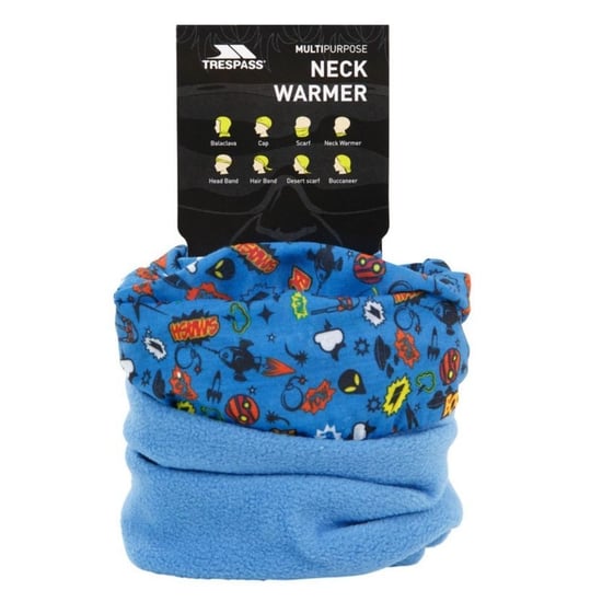Trespass Childrens/Kids Callaghan Neckwarmer (Cosmic Blue Print) - Image 4