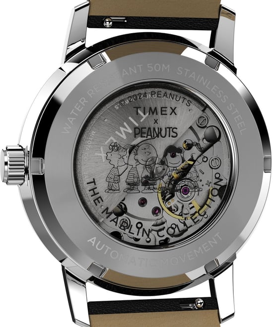 Timex X Peanuts Marlin Saxophonist Men's Black Watch TW2W68800 - Image 3
