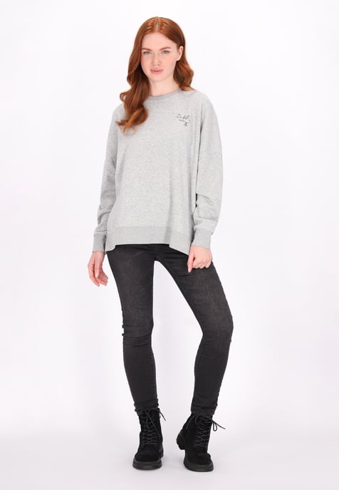 Dreimaster Sweatshirt women Grey melange - Image 2