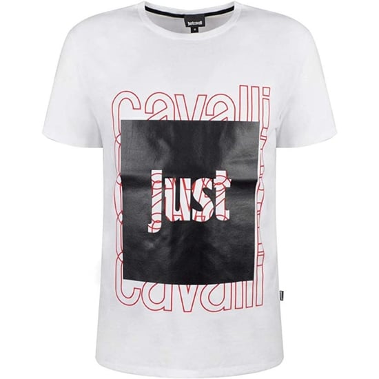 Just Cavalli Box Logo camiseta blanca - Image 1