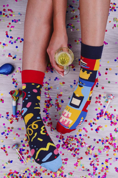 SPOX SOX - Calcetines Desparejados para Hombre y Mujer - Fiesta - Image 2