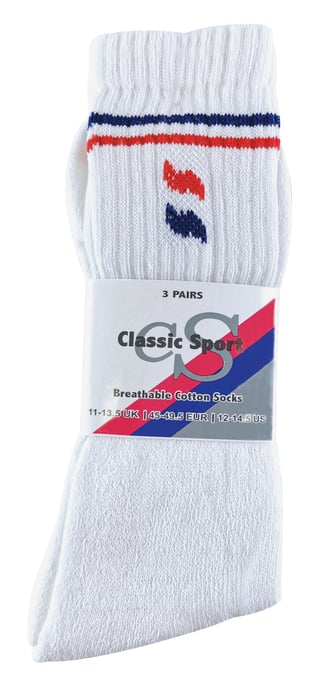 SOCK SNOB - PAQUETE DE 6 CALCETINES DEPORTIVOS DE ALGODÓN A RAYAS PARA HOMBRE - Image 2