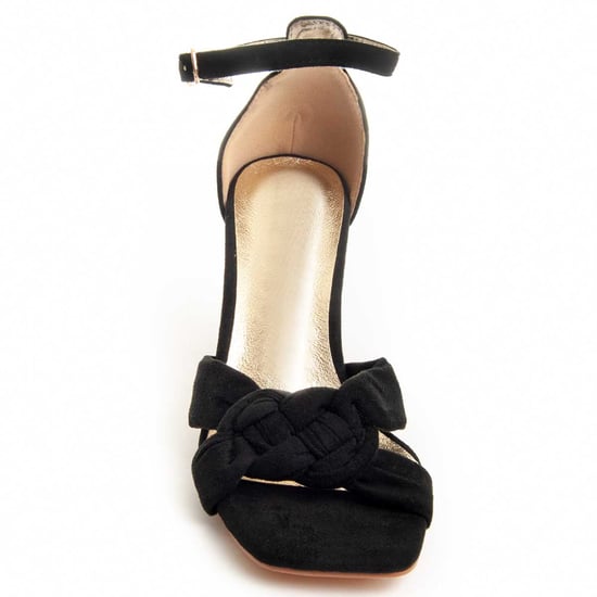 Sandalía de Tacón Montevita Sandal2 en Negro - Image 4